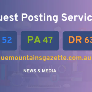 publish guest post on bluemountainsgazette.com.au