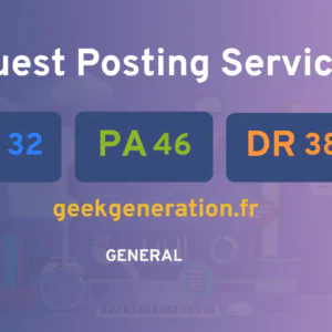 publish guest post on geekgeneration.fr