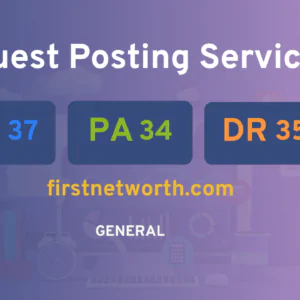 publish guest post on firstnetworth.com