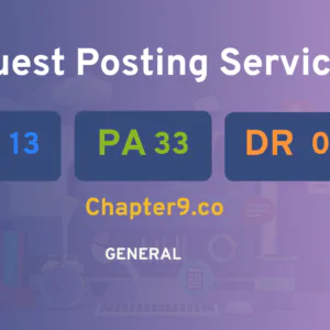 publish guest post on Chapter9.co