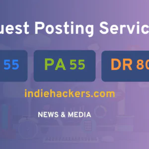 publish guest post on indiehackers.com