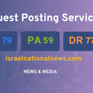 publish guest post on israelnationalnews.com