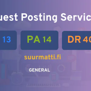 publish guest post on suurmatti.fi