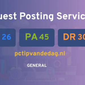 publish guest post on pctipvandedag.nl
