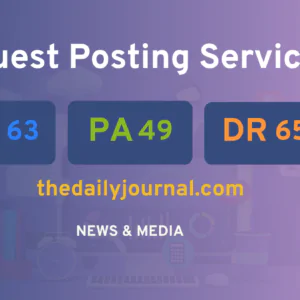 publish guest post on thedailyjournal.com
