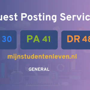 publish guest post on mijnstudentenleven.nl