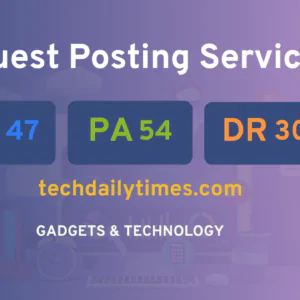publish guest post on techdailytimes.com