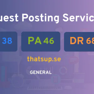 publish guest post on thatsup.se