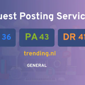 publish guest post on trending.nl