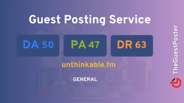 publish guest post on unthinkable.fm