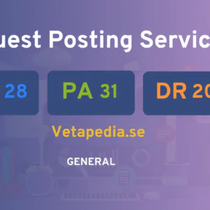 publish guest post on Vetapedia.se