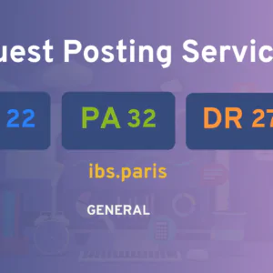 publish guest post on ibs.paris