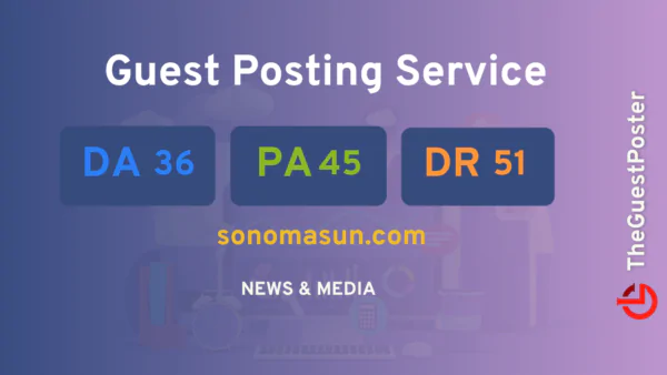 publish guest post on sonomasun.com