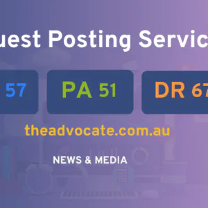 publish guest post on theadvocate.com.au