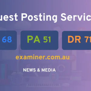 publish guest post on examiner.com.au