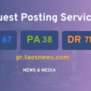 publish guest post on pr.taosnews.com