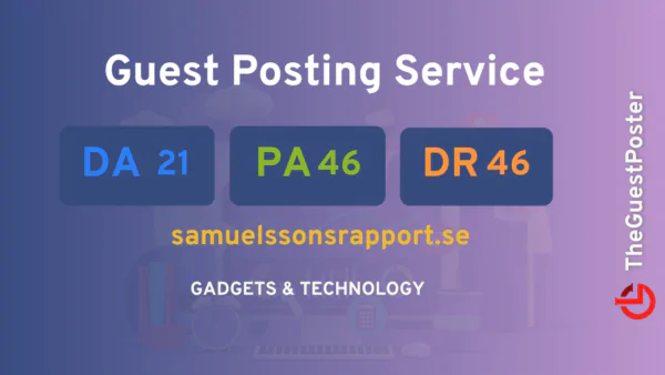 publish guest post on samuelssonsrapport.se