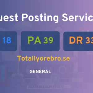 publish guest post on Totallyorebro.se