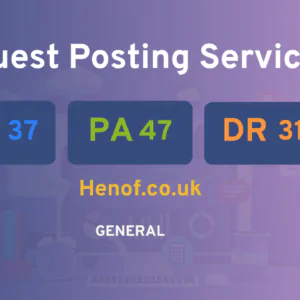 publish guest post on Henof.co.uk