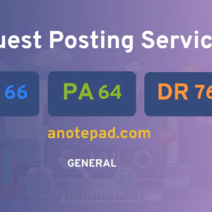 publish guest post on anotepad.com