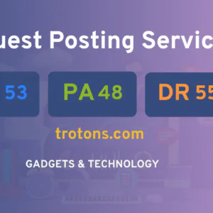 publish guest post on trotons.com