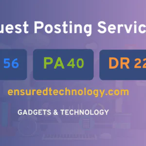 publish guest post on ensuredtechnology.com