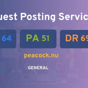 publish guest post on peacock.nu