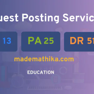 publish guest post on mademathika.com
