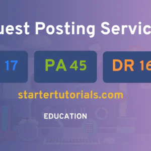 publish guest post on startertutorials.com