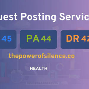 publish guest post on thepowerofsilence.co
