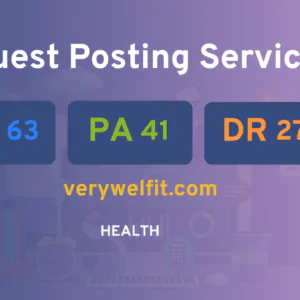 publish guest post on verywelfit.com
