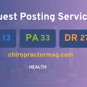 publish guest post on chiropractormag.com