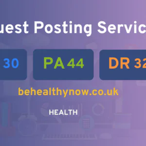 publish guest post on behealthynow.co.uk