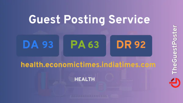 publish guest post on health.economictimes.indiatimes.com