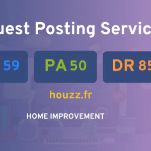 publish guest post on houzz.fr