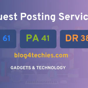 publish guest post on blog4techies.com