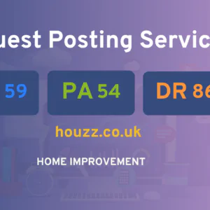 publish guest post on houzz.co.uk