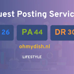 publish guest post on ohmydish.nl
