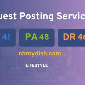 publish guest post on ohmydish.com