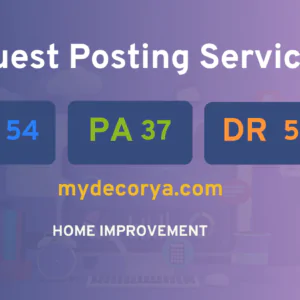 publish guest post on mydecorya.com