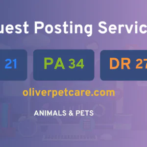 publish guest post on oliverpetcare.com