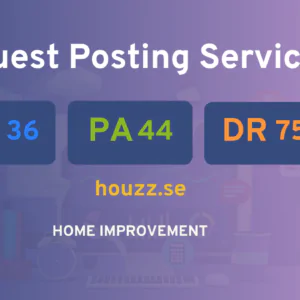 publish guest post on houzz.se