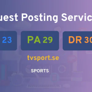 publish guest post on tvsport.se