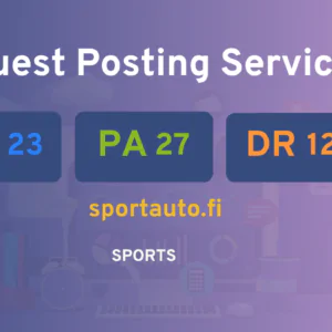 publish guest post on sportauto.fi