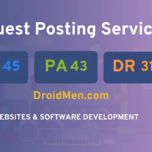 publish guest post on DroidMen.com