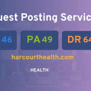 publish guest post on harcourthealth.com
