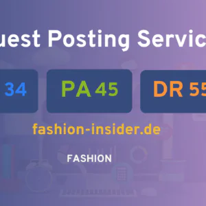publish guest post on fashion-insider.de