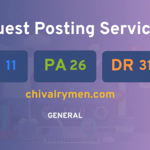 publish guest post on chivalrymen.com